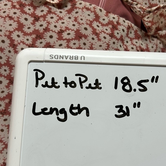 Lulu’s Mina Mauve Pink Ditzy Floral Ruffled Cottagecore Floral Mini Dress Small - Picture 7 of 8